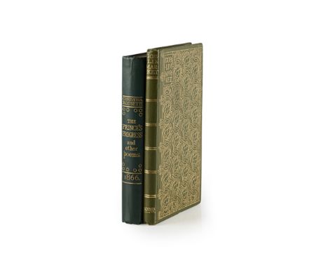 ROSSETTI, CHRISTINA GEORGINATHE PRINCE'S PROGRESS AND OTHER POEMS London: Macmillan, 1866. First edition, 8vo, frontispiece a