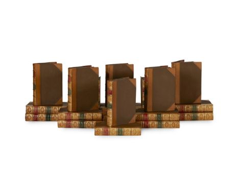 SCOTT, SIR WALTERWAVERLEY NOVELS. CENTENARY EDITION Edinburgh: A. &amp; C. Black, 1871. 25 volumes, 8vo, engraved plates, tis