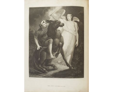 NARES, EDWARD, THE REVERENDTHE HOLY BIBLE EMBELLISHED BY THE MOST EMINENT BRITISH ARTISTS London: T. Cadell, 1824. 4 volumes,