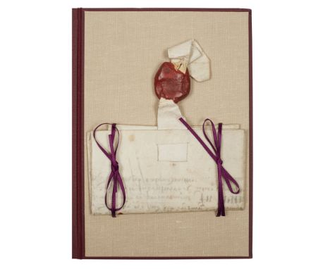 WILTSHIRE - SHARINGTON, SIR HENRY, OF LACOCK ABBEY, - SIR EDWARD BAYNTON (C.1495-1544), VICE-CHAMBERLAINRELEASE TO SIR EDWARD
