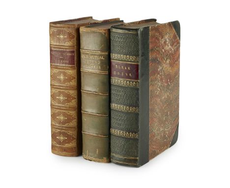 DICKENS, CHARLESTHREE FIRST EDITIONS Little Dorrit. London: Bradbury and Evans, 1857. First edition, 8vo, frontispiece, addit