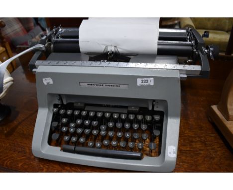 A vintage Underwood Typemaster typewriter