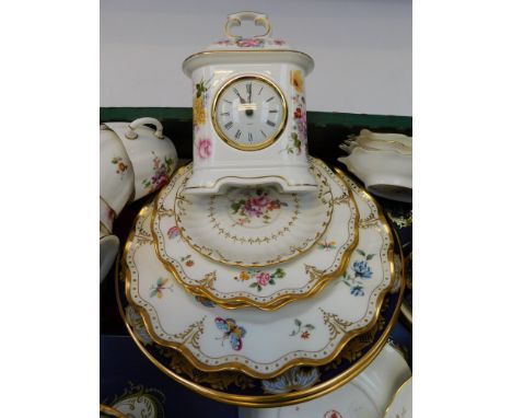 A collection of boxed Royal Crown Derby posie china items to include Hamilton imari plates with twin handled mug along with D