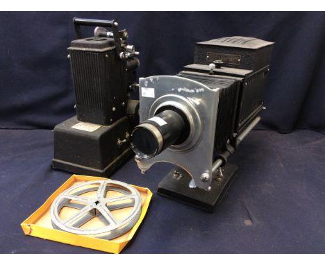 A vintage Ensign Ltd, London, Optiscope No 9 together with a vintage boxed Specto Ltd 16mm projector, circa 1940s (2)   