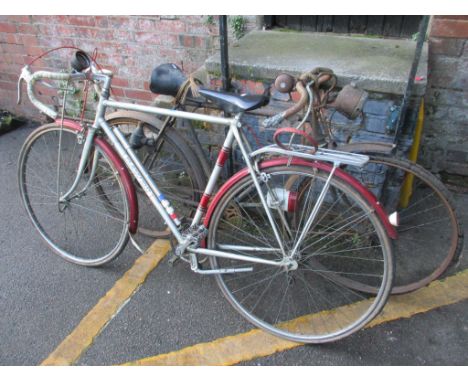 Two bikes to include an early 20th century Raleigh and a vintage Dawes bikeLocation: 