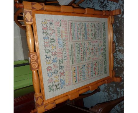 Lightwood framed tapestry