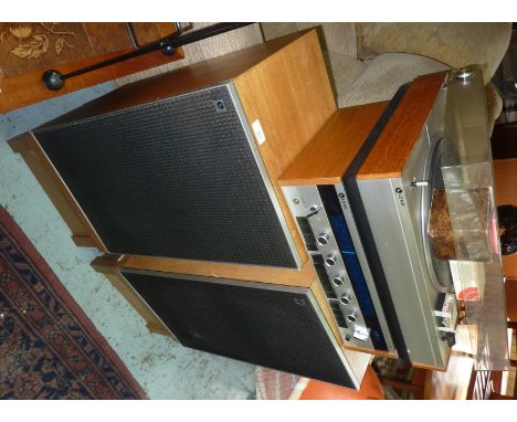 Leak turntable, amplifier and speakers