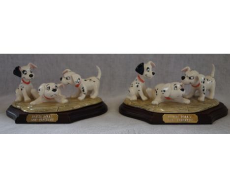 TWO ROYAL DOULTON FIGURES, '101 DALMATIANS PATCH ORLY AND FRECKLES' (2) (both boxed)