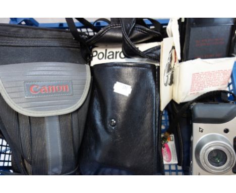 A CANON 1000F CAMERA with case, a Vintage Polaroid camera and similar items