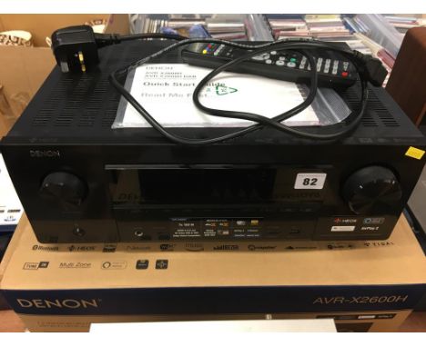 A Denon AVR-X2600H - Please note that this item has not been tested therefore is sold as seen (spares/repairs)