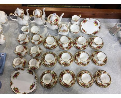 Royal Albert Old Country Roses tea and coffee service