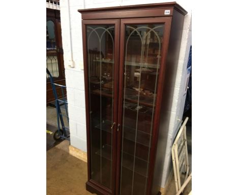 Modern two door display cabinet