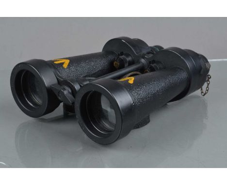 SALEROOM ANNOUNCEMENT - Elements 'AF' not 'F'. A Pair of Barr & Stroud WWII 7x British Military Binoculars, serial no 75009, 