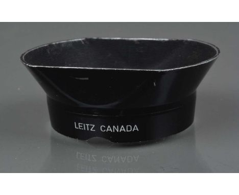 A Leitz Canada OLLUX Lens Hood, for Summilux-M 35mm f/1.4  lens, some paint wear to front and back edges, G