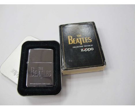 The Beatles Zippo lighter and box, from the the Apple Corp 1996 collection.