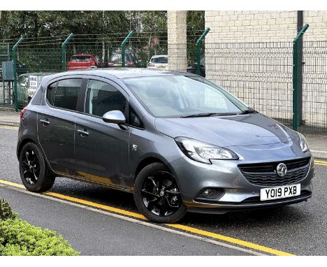 2019 [YO19 PXB] Vauxhall Corsa 1.4i ecoTEC Griffin Euro 6, 5-door Hatchback in grey, 5-speed manual gearbox with 3,784 Miles.