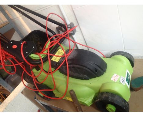 Gardenline electric lawnmower with grass box. Not available for in-house P&amp;P, contact Paul O'Hea at Mailboxes on 01925 65