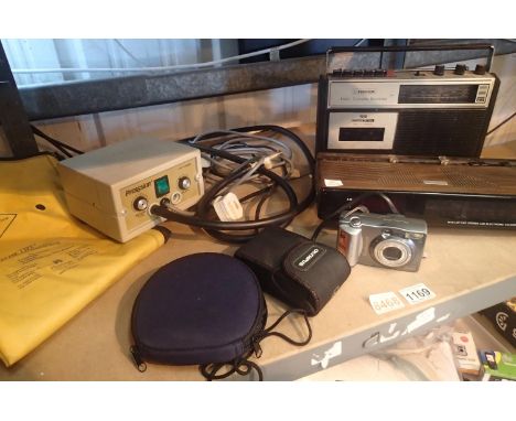 Mixed electrical items to include Ferguson 3270 radio cassette. Not available for in-house P&amp;P, contact Paul O'Hea at Mai