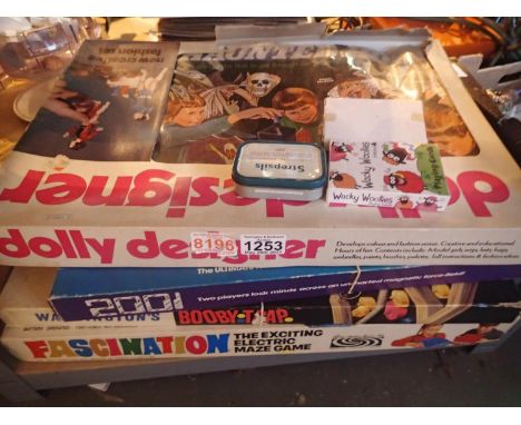 Selection of vintage boxed games to include Bobby Trap. Not available for in-house P&amp;P, contact Paul O'Hea at Mailboxes o