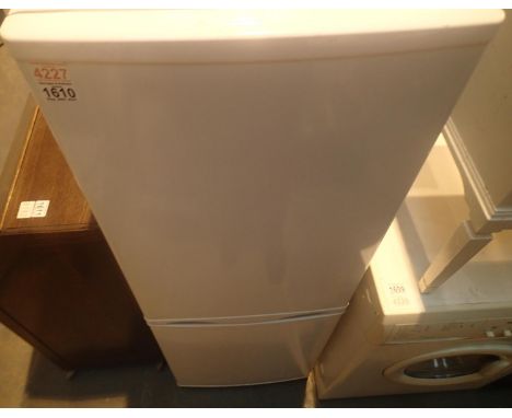 Modern white freestanding fridge freezer. Not available for in-house P&amp;P, contact Paul O'Hea at Mailboxes on 01925 659133