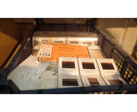 A selection of vintage greeting cards and photographic slides to include Notre Dame Cathedral. Not available for in-house P&a