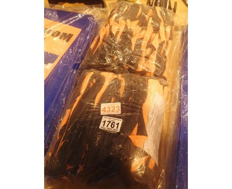 Two packs of 12 work gloves. P&amp;P Group 1 (£14+VAT for the first lot and £1+VAT for subsequent lots) 