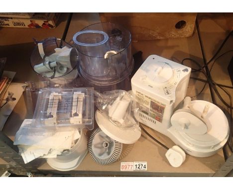 Braun multipractic 280 food mixer and slicer with accessories. Not available for in-house P&amp;P, contact Paul O'Hea at Mail