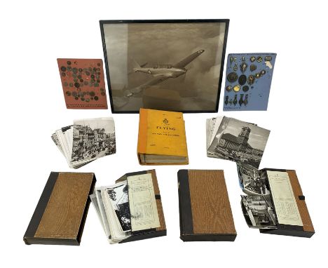 Royal Air Force Flying manual  1954, photograph of a Fairey Day Bomber, number of photographs of German scenes, some inscribe
