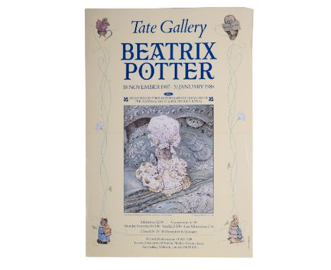 Three exhibition posters 
'George Stubbs', Tate 1985
'Constable', Tate 1991
'Beatrix Potter', Tate 1987-1988
The largest 76.5