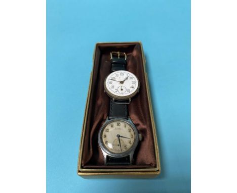 A gents stainless steel Rotary Super Sports wristwatch and one other