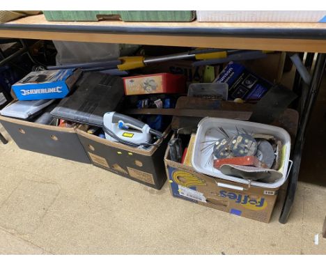 Three boxes of tools
