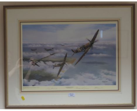 B.J. Freeman 'Business As Usual' Limited edition lithographic print 255/500 Signed in pencil by the artist, Brian Kingcome an