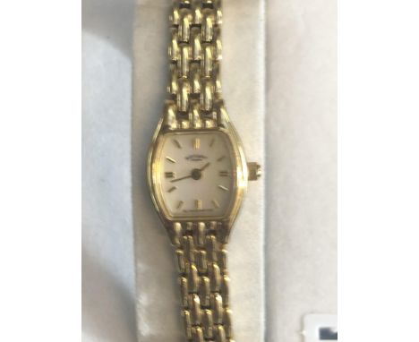 3 Ladies gold plated Rotary watches - 1 is Swiss made