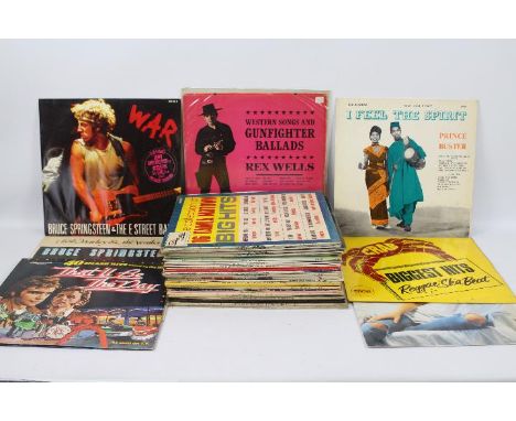 Vinyl Records 12" LP's. In excess of 30 records spanning Country, R&B, Blues, Soul, Funk and Reggae. To include - Johnny Cash