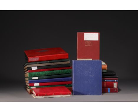 Set of 26 albums of world stamps, China, Japan, Middle East, Europe, etc. (Lot 3) Including many rare Chinese stamps from the