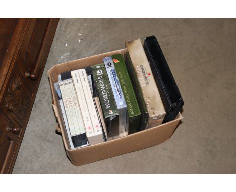 A box of various First World War and other DVDs