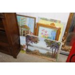 D L Briggs, collection of various oil paintings