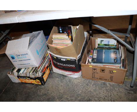 Five boxes of various books and Ordnance Survey maps