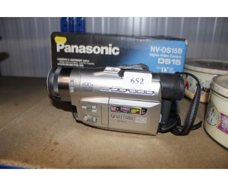 A Panasonic digital video camera