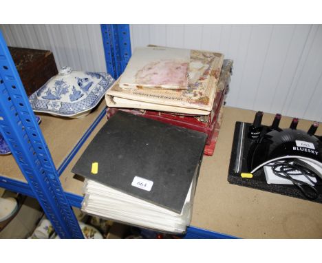 A collection of albums containing stamps and First Day covers 