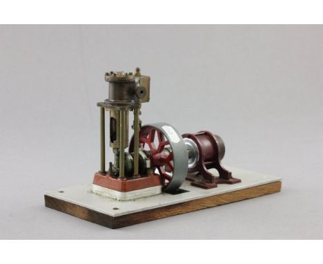 Stationary Steam Engine on 9.5" x 4.5" plinth