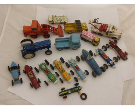 16 Vintage die cast vehicles including Marx, Corgi, Lesney and Dinky