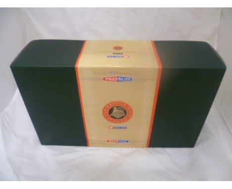 Boxed ltd edn Corgi Premium Edition British Road Service CC11605 Leyland (LAD) Comet Low Loader & Load wrapped in original pa