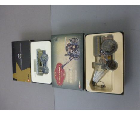 Boxed ltd edn Corgi Vintage Glory of Steam Fowler B6 Crane Engine - Marstons Road Services and a boxed Corgi Gold Star Specia