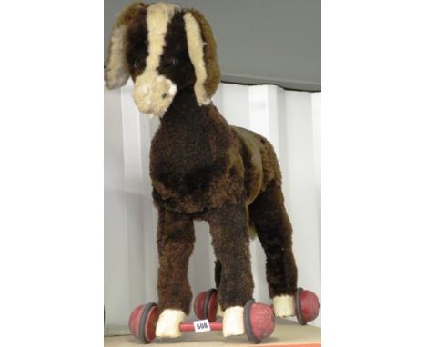 Vintage push along Goat