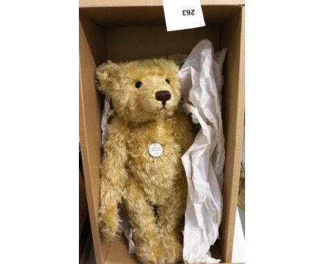 Ltd Edn boxed Steiff Teddy Boy 1905 Replica 1998 Hellblond 50 in excellent condition with certificate