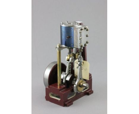 1 1/2 Bore 1 5/8 Stroke Vertical engine, make unknown, approximately 12" in height