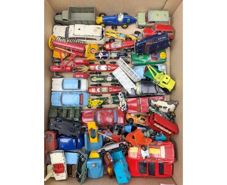 Various makers - quantity of unboxed and playworn die-cast models including Dinky Ferrari Racing Car, Austin Devon, Massey Ha