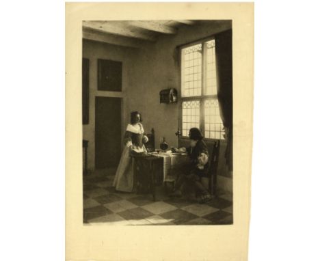 GUIDO REY (1861-1935), A Flemish Interior photogravure on Japanese tissue paper, from Camera Work 24, 1908, image 21.3cm x 15