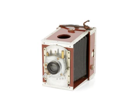 A Shew &amp; Co. Xit Aluminium Mahogany Strut Camera, 1910, 5x4", with C. P. Goerz Doppel-Anastigmat Series III No.2 f/6.8 18